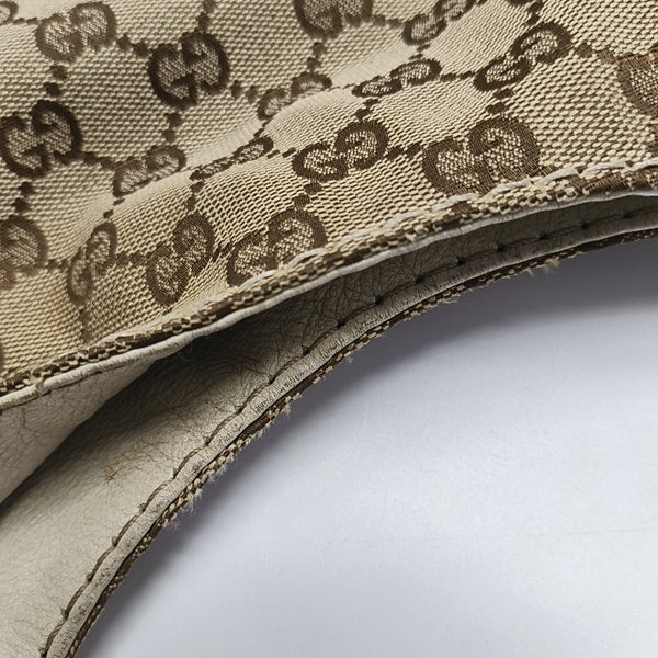 Monogram Canvas Shoulder Bag Beige