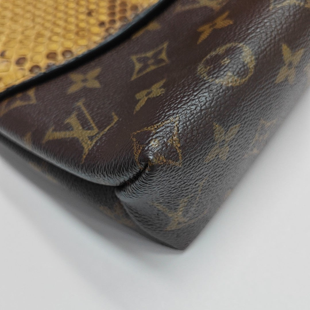SAINT PLACIDE Monogram Coated Canvas Brown