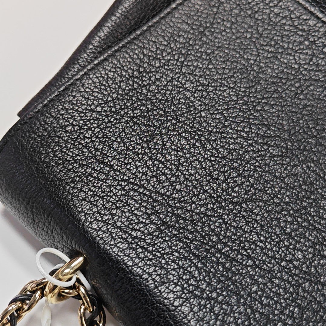 Calfskin Shoulder Bag Black