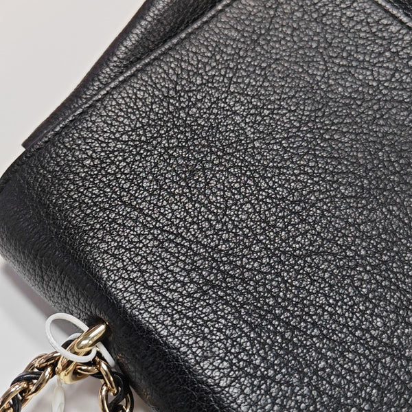 Calfskin Shoulder Bag Black
