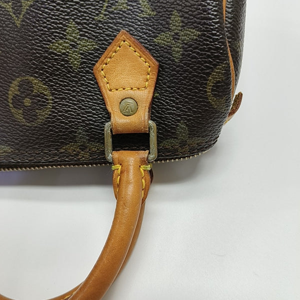 SPEEDY Monogram Coated Canvas Brown