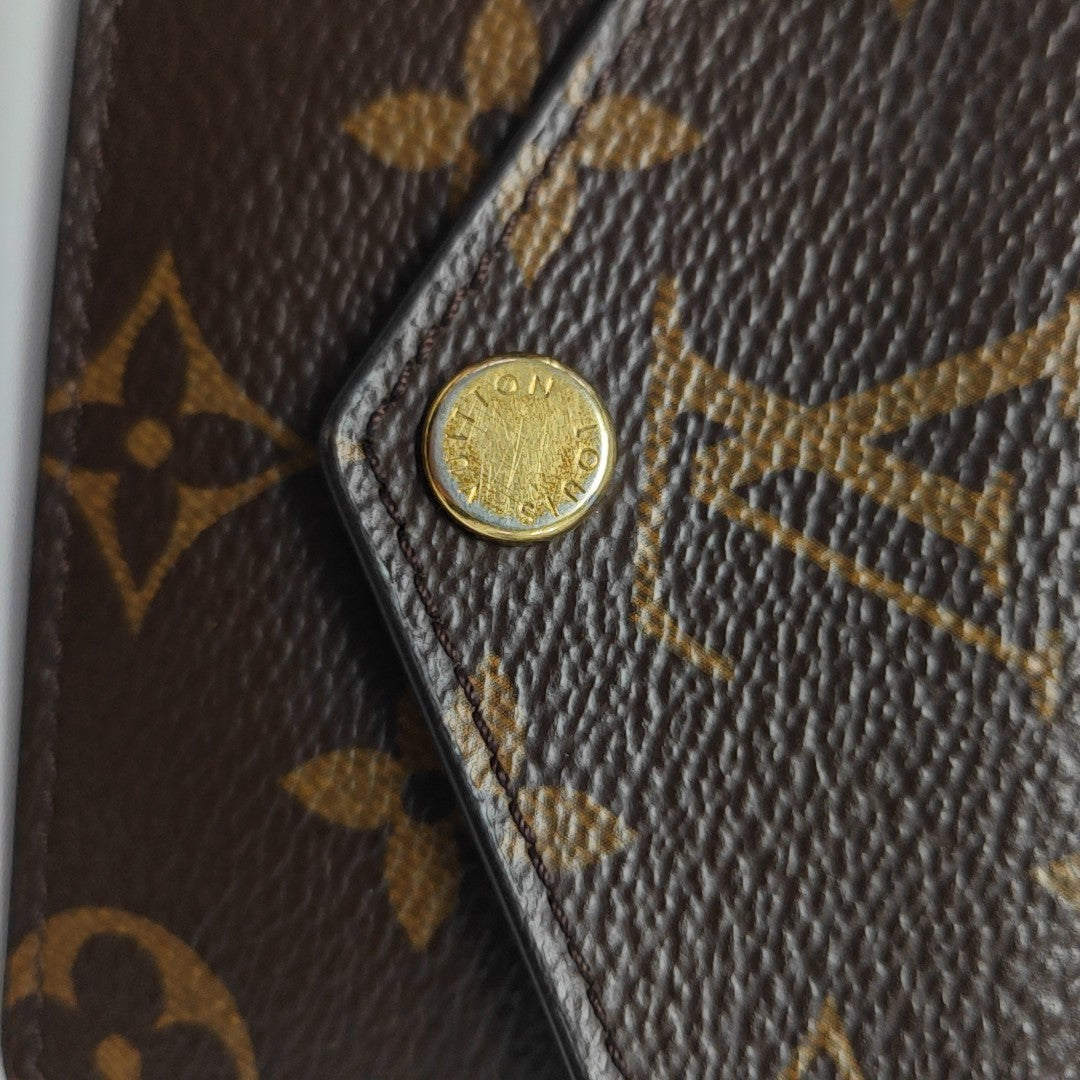 FÉLICIE Monogram Coated Canvas Brown