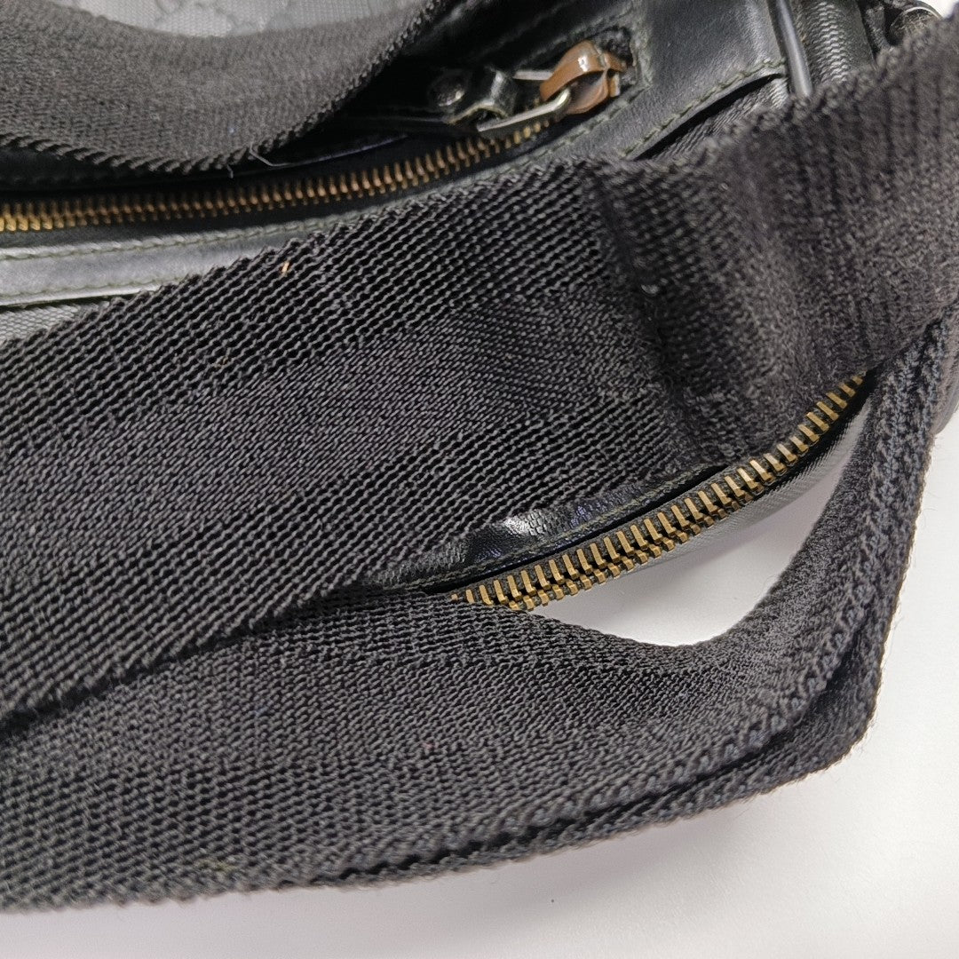 GG Imprime Messenger Monogram Coated Canvas Black