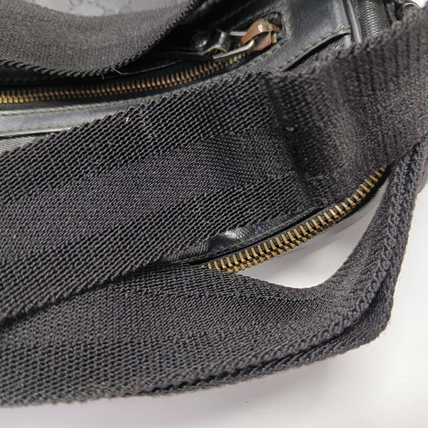 GG Imprime Messenger Monogram Coated Canvas Black