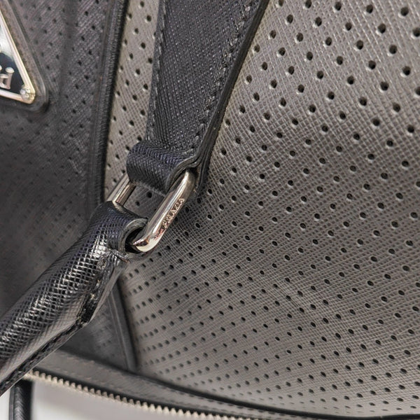 Calfskin Shoulder Bag Gray