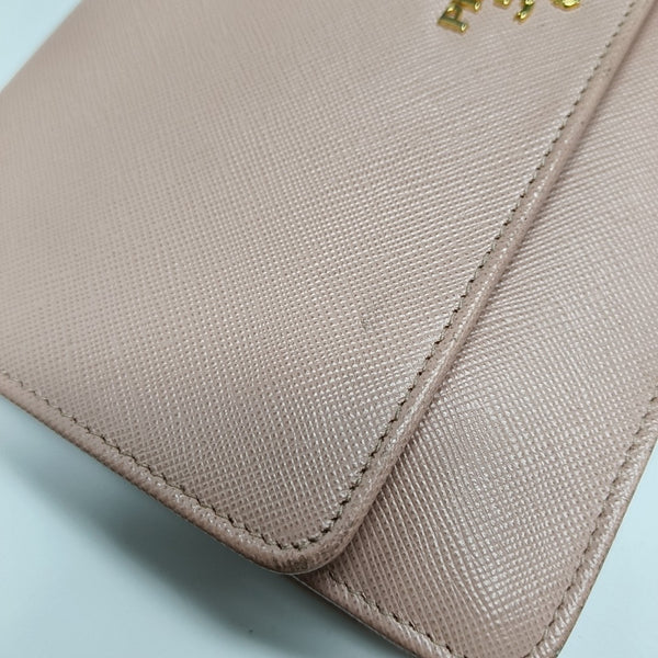 Saffiano Calfskin Crossbody Bag Pink