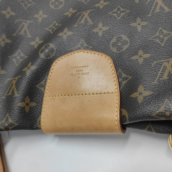 STRESA Monogram Coated Canvas Brown