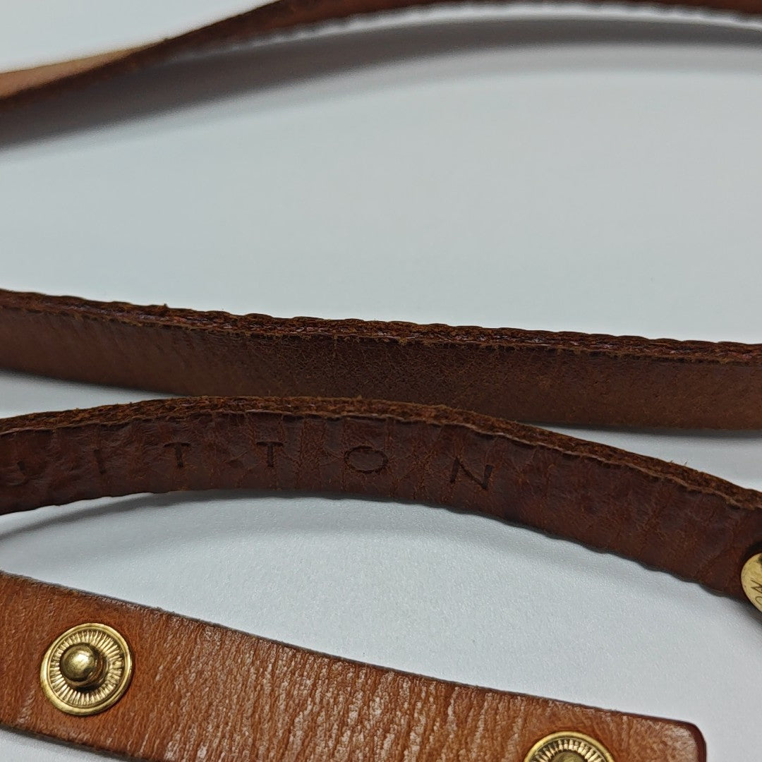 FLORENTINE Monogram Coated Canvas Brown