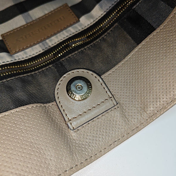 Calfskin Top Handle Bag Gray
