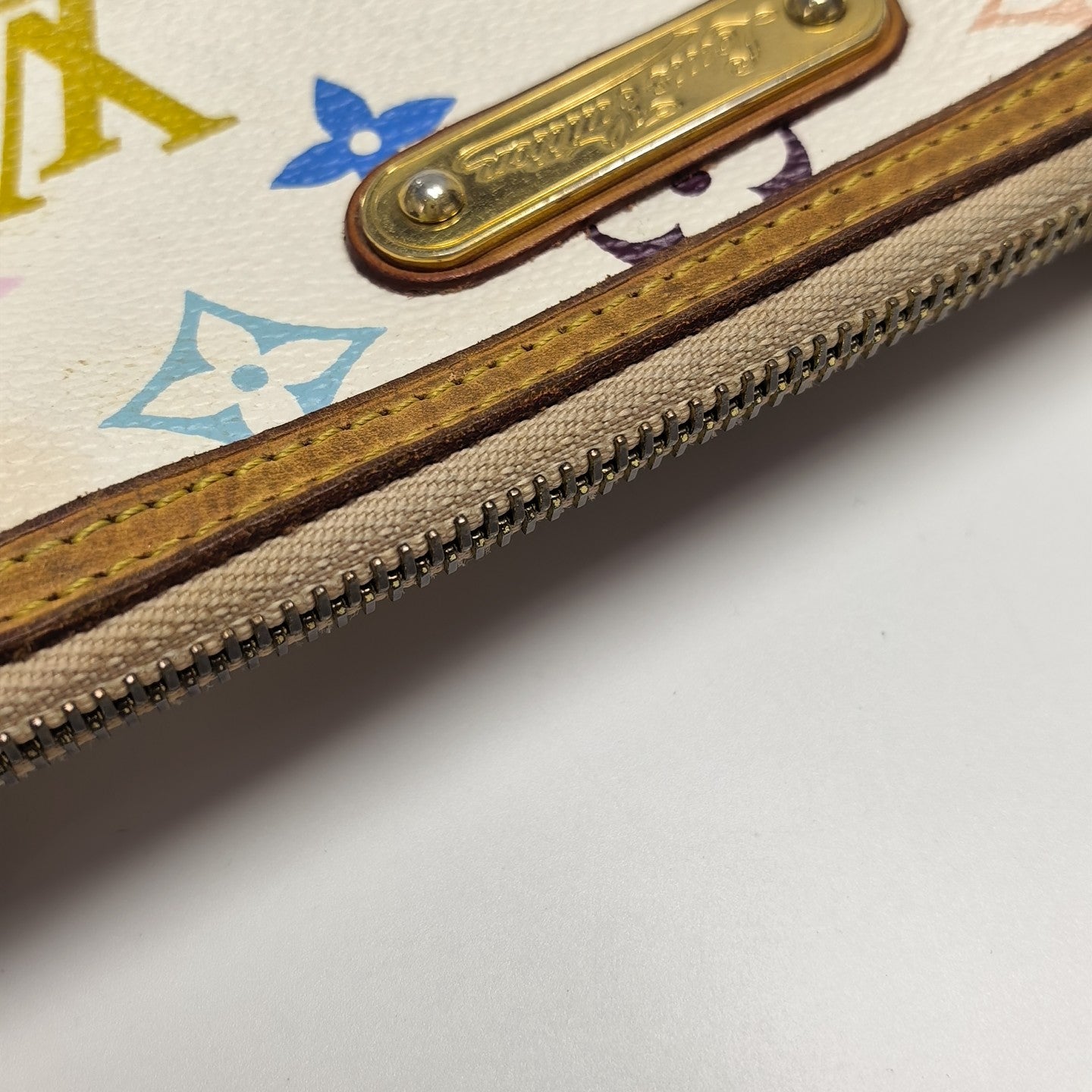 LV × TM VINTAGE MILLA Monogram Coated Canvas White