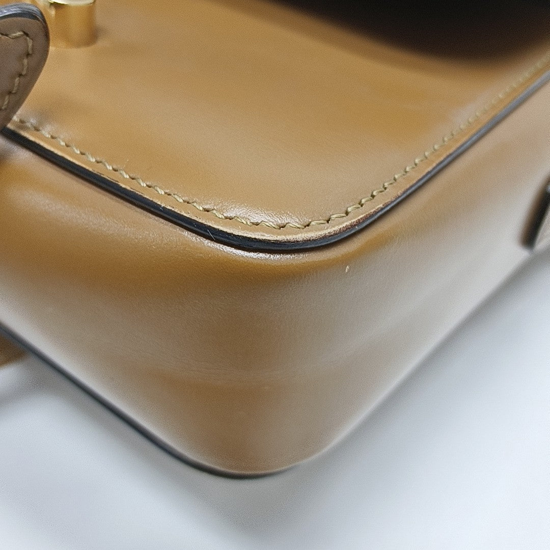 TRIOMPHE Nano Calfskin Brown