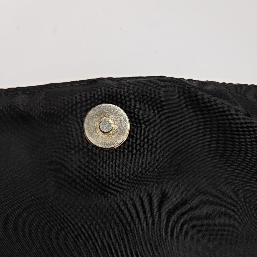 Nylon Quilted Nylon Black