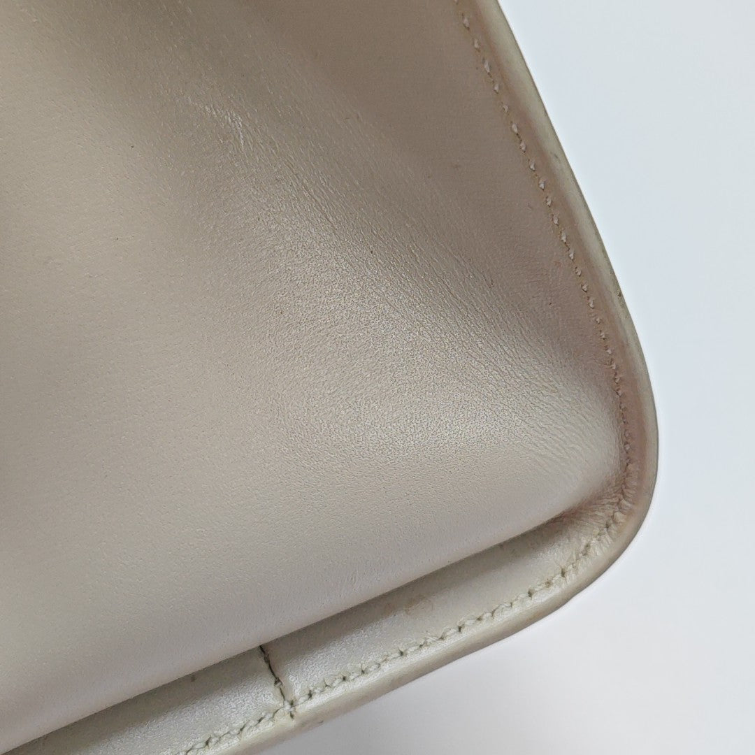 MANHATTAN Nano Calfskin White