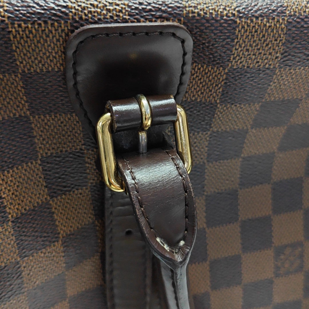 BERKELEY Damier Ebene Coated Canvas Brown