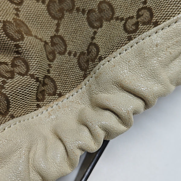 Horsebit 1955 Small Monogram Calfskin White