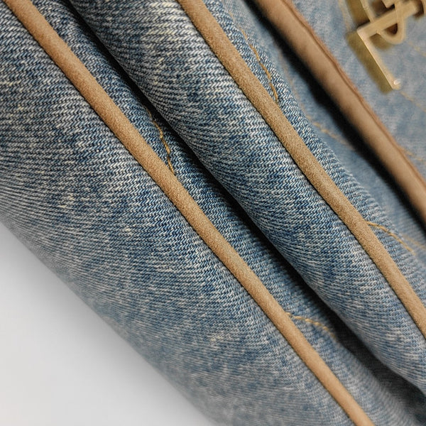 NIKI Medium Chevron Denim Blue