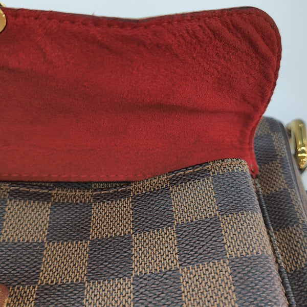 RAVELLO GM Damier Ebene Coated Canvas Brown