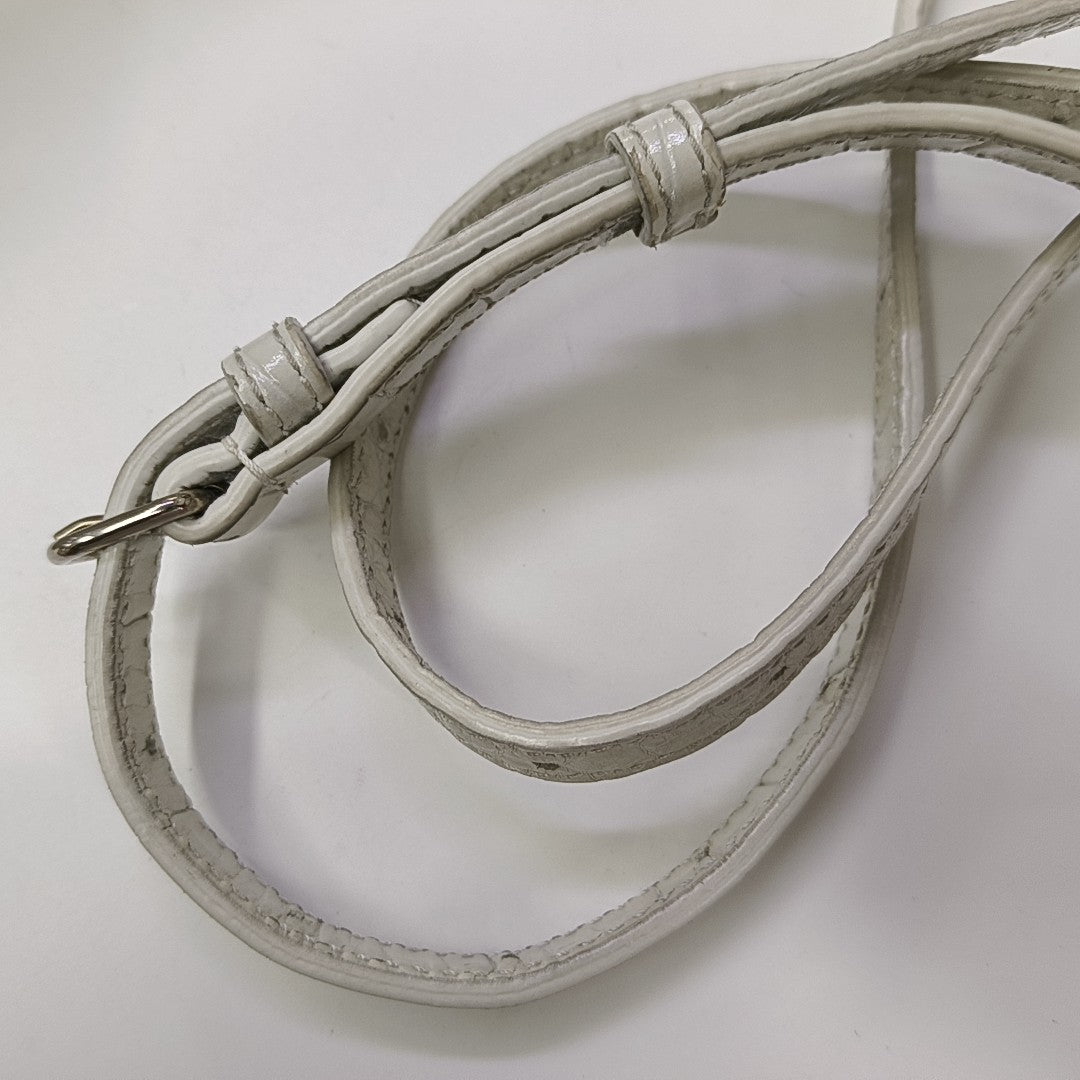 Hourglass XS Calfskin White