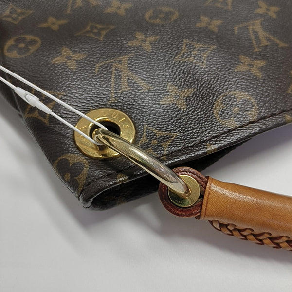 ARTSY MM Monogram Coated Canvas Brown