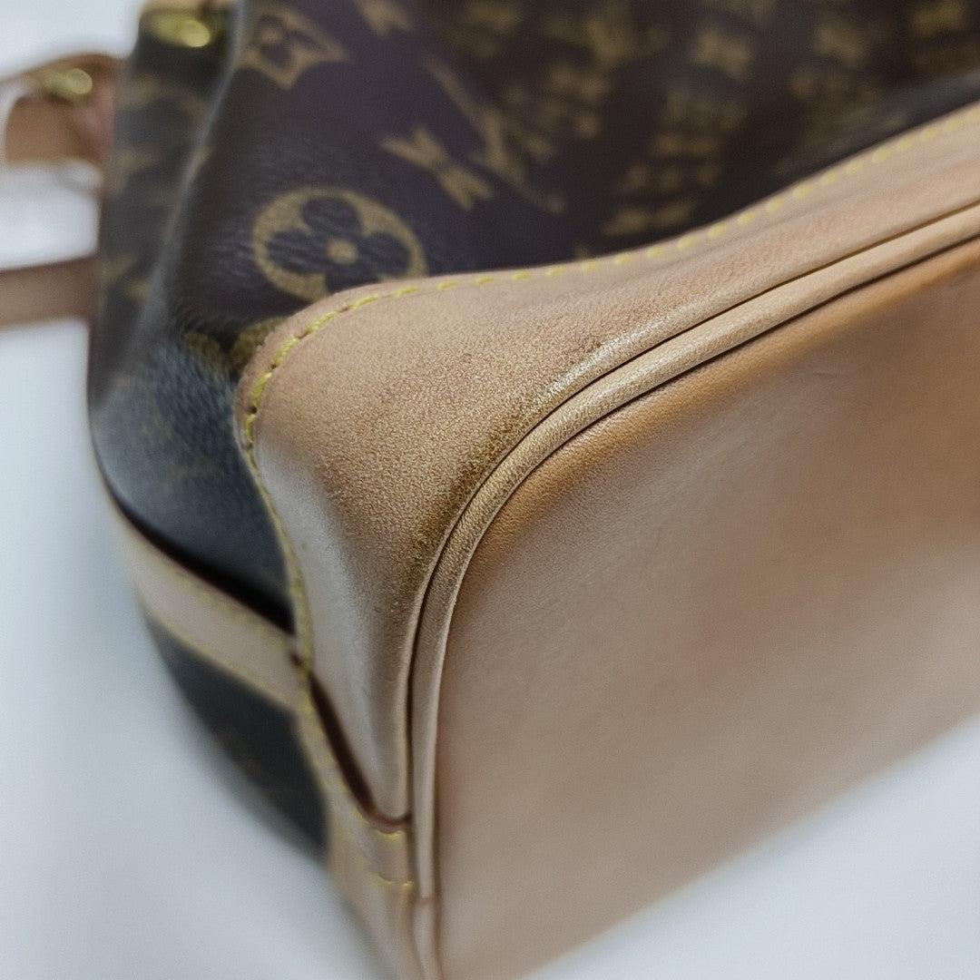 NOÉ BB Monogram Coated Canvas Brown