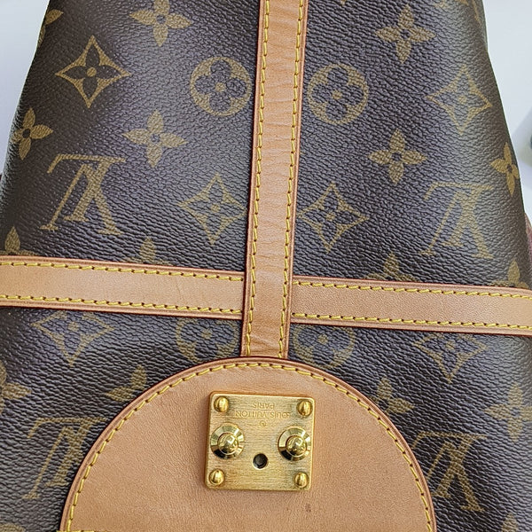 DUFFLE Monogram Coated Canvas Brown