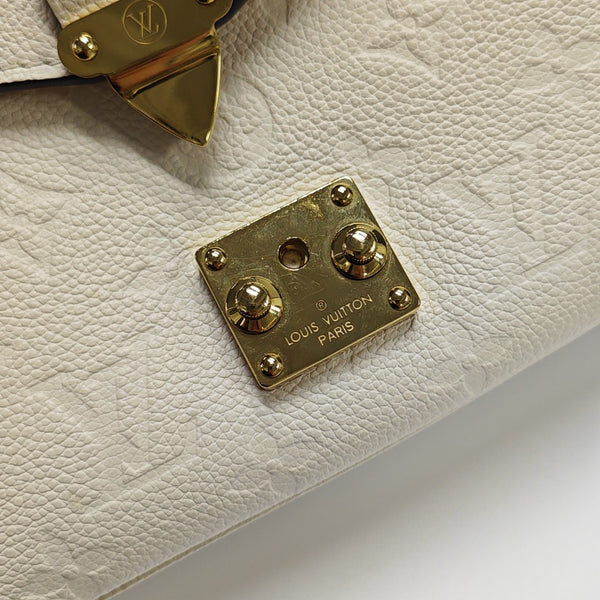 MÉTIS EAST WEST Monogram Calfskin Beige