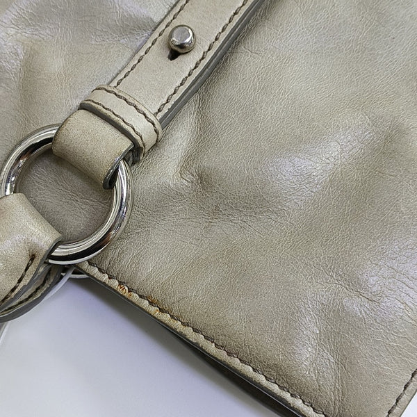 Shoulder Strap Calfskin Gray