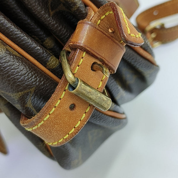 SAUMUR Monogram Coated Canvas Brown