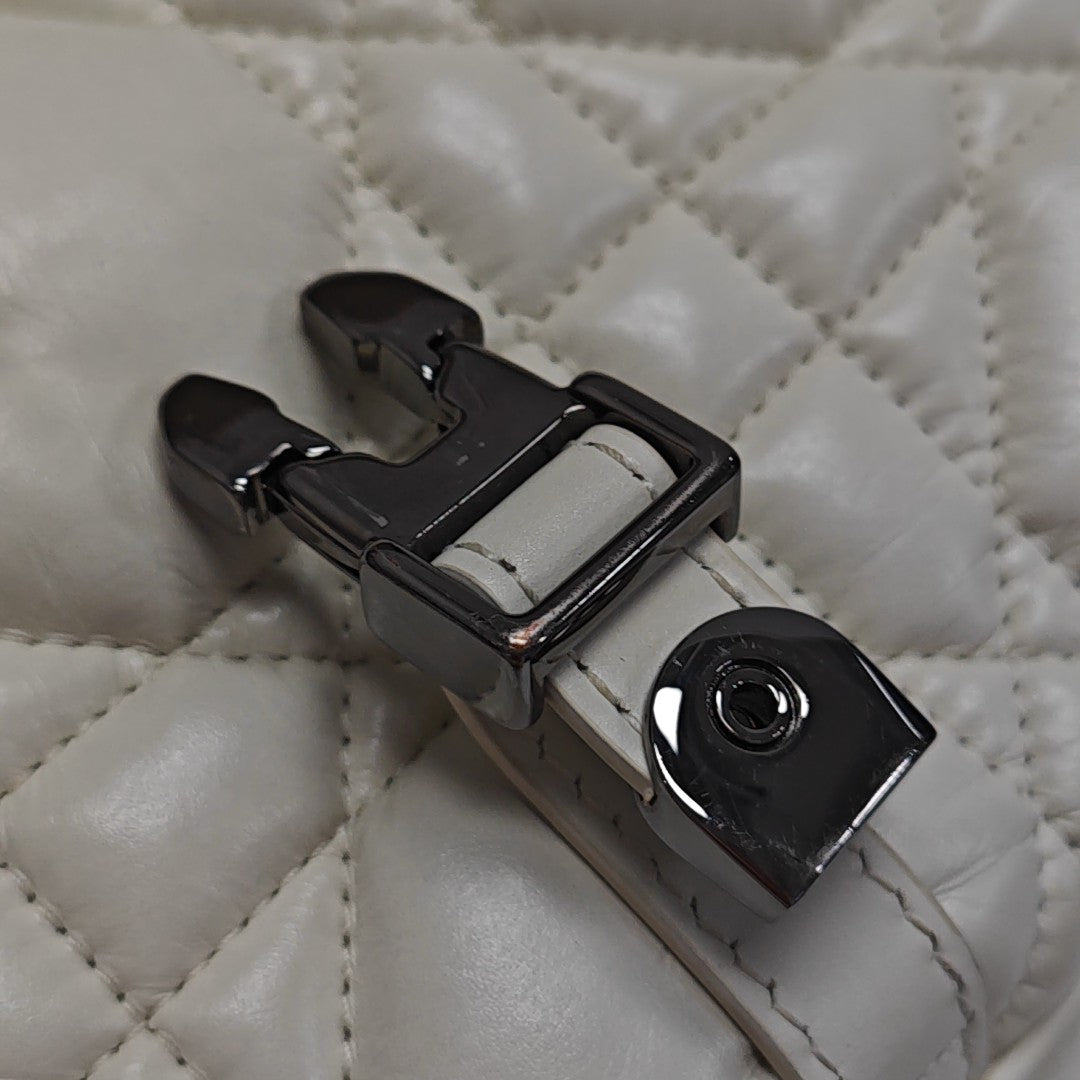 Diorcamp Small Cannage Calfskin White