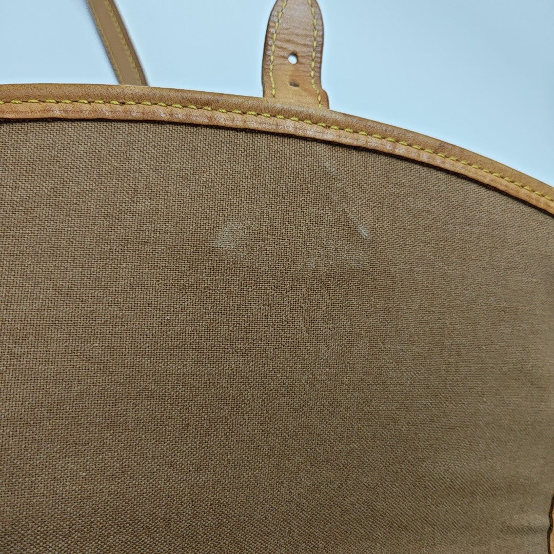 SOLOGNE PM Monogram Coated Canvas Brown