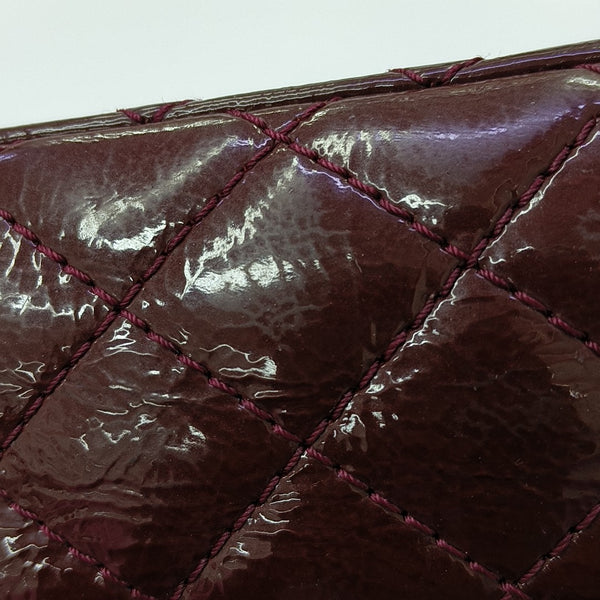 2.55 225 (small) Quilted Patent Leather Red