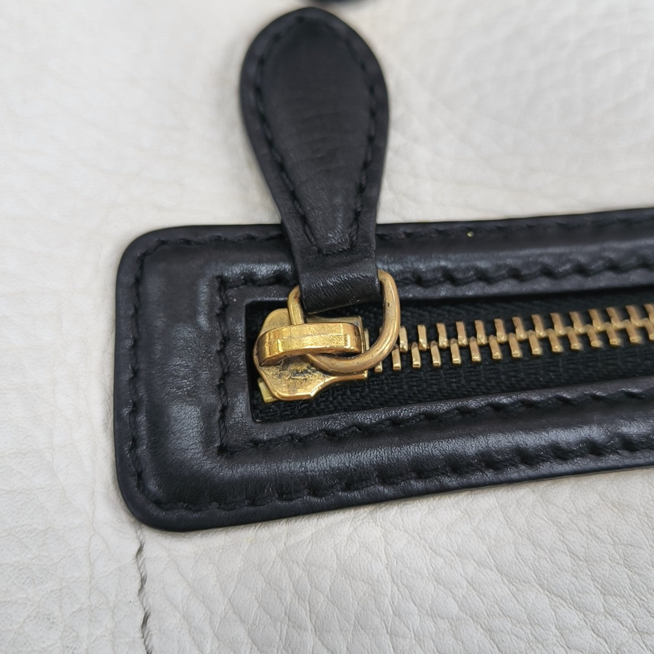 LUGGAGE Mini Calfskin White