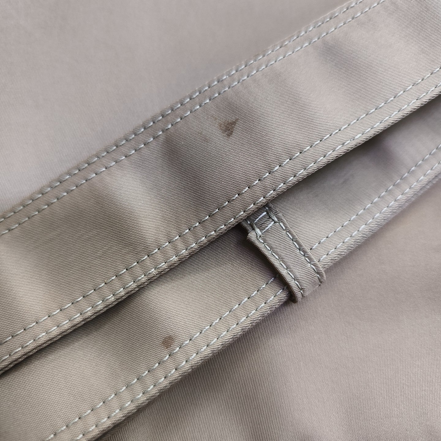 Nylon Shoulder Bag Brown