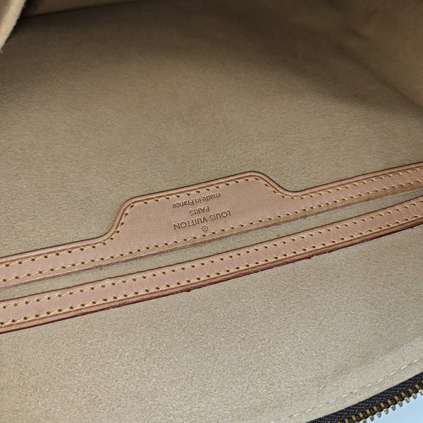 RETIRO NM Monogram Coated Canvas Brown