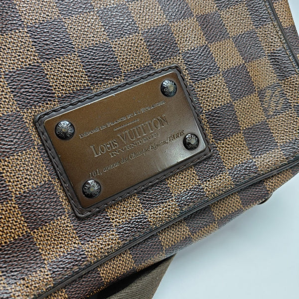 BROOKLYN PM Damier Ebene Coated Canvas Brown