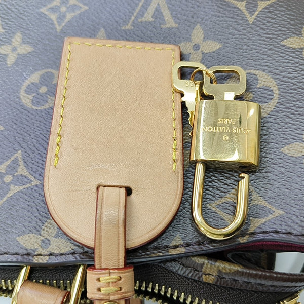 PALAIS PM Monogram Coated Canvas Brown