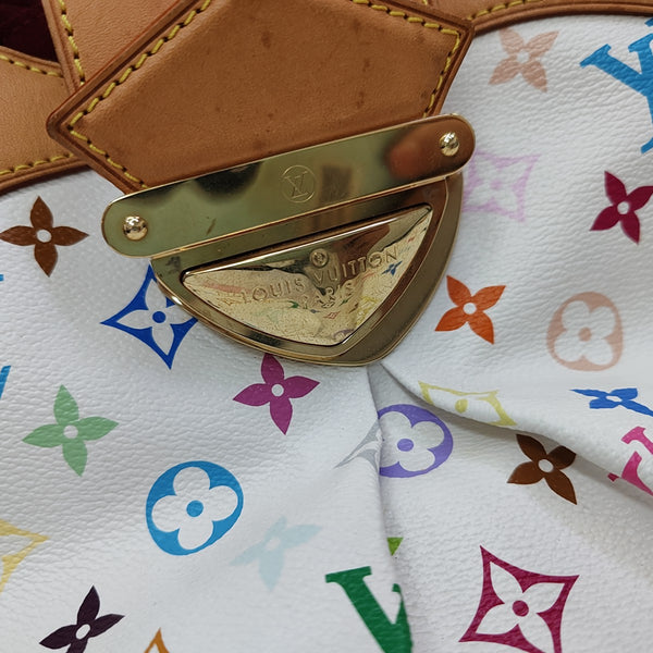 LV × TM URSULA Monogram Coated Canvas White