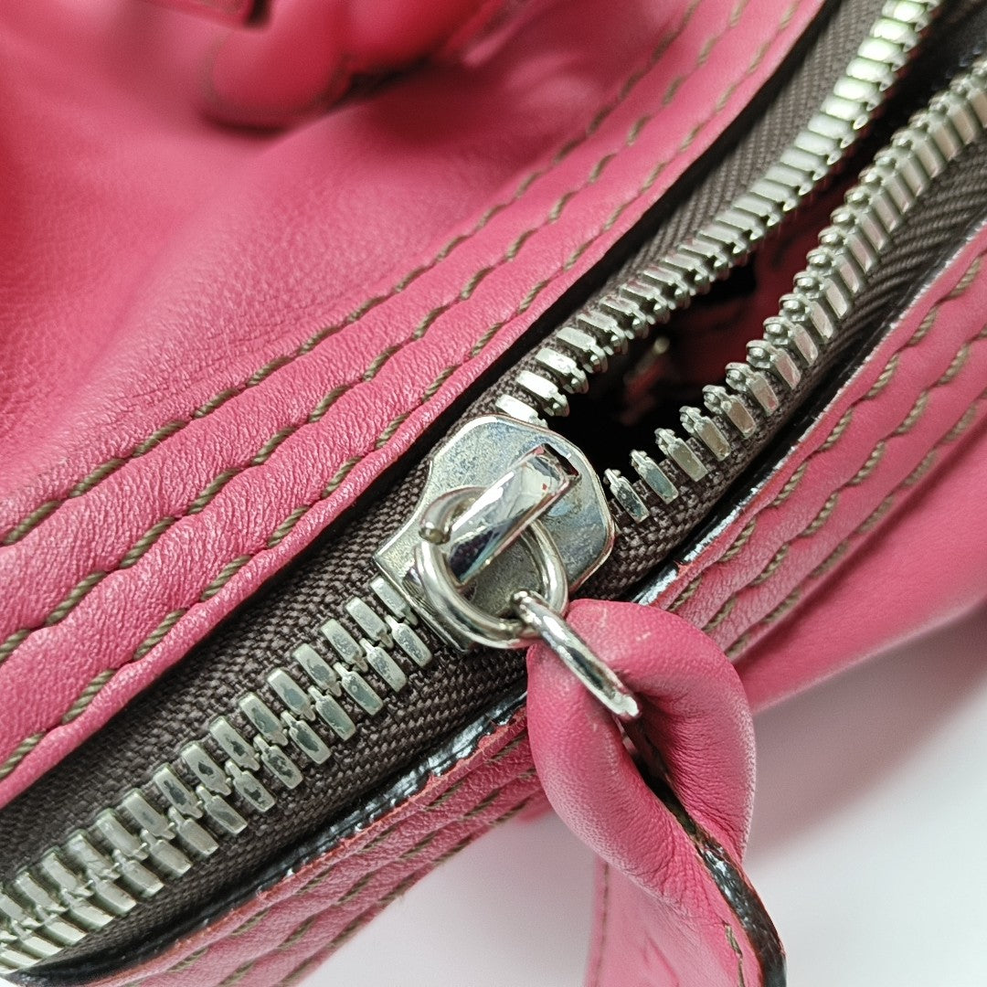 Calfskin Shoulder Bag Red