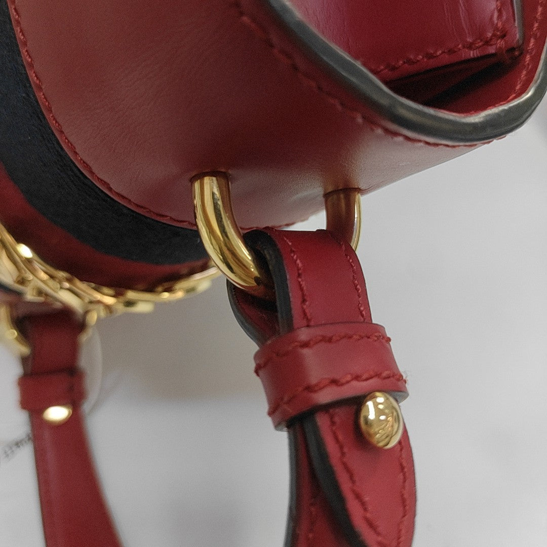 Sylvie Mini Calfskin Red