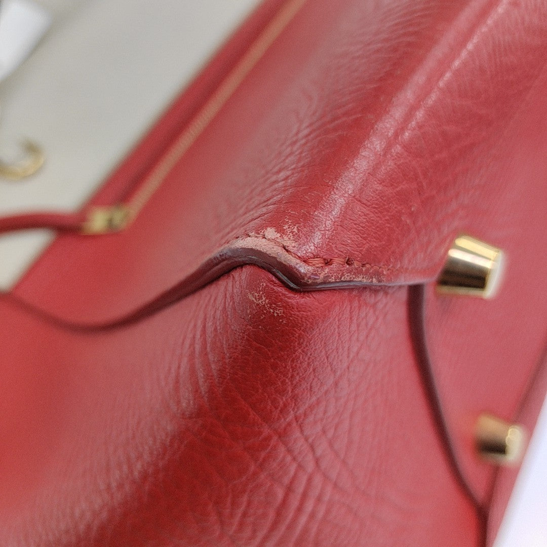 BELT Mini Calfskin Red