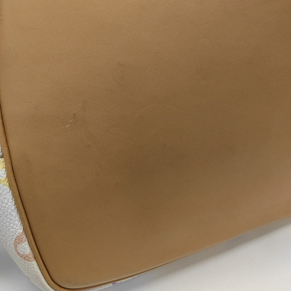 LV × TM NÉONOÉ MM Monogram Coated Canvas White