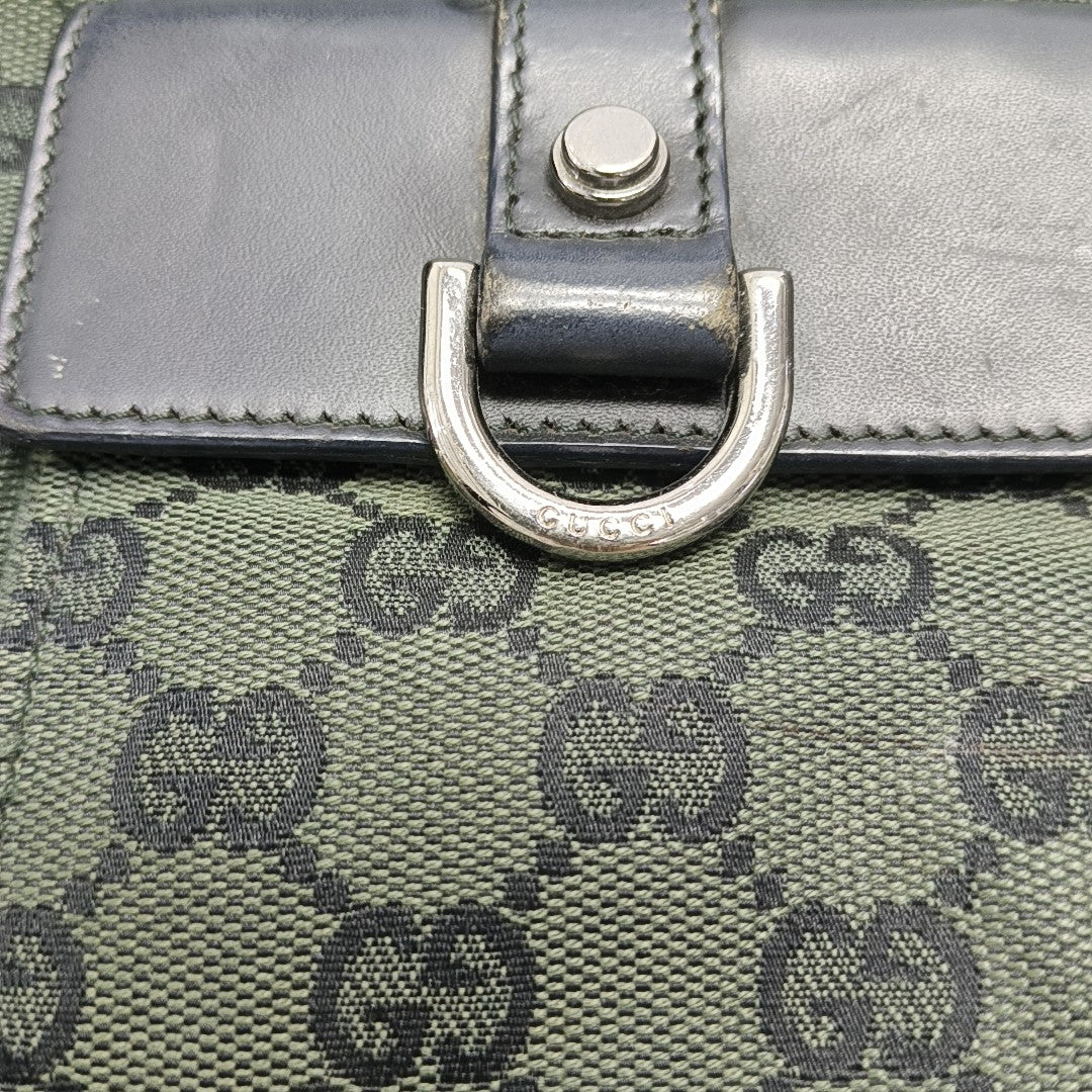 GG Imprime Monogram Canvas Green