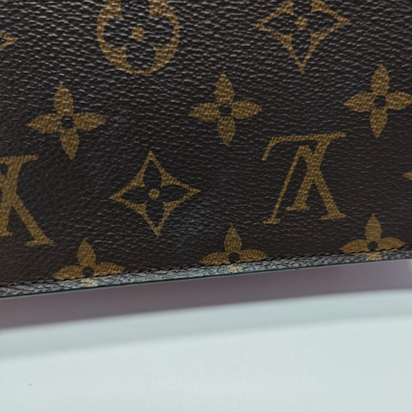 FLORE Monogram Coated Canvas Brown