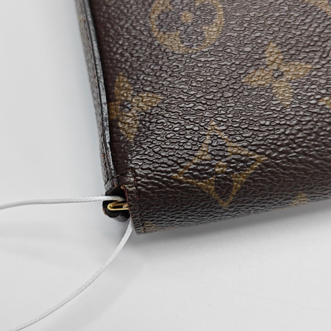 FÉLICIE Monogram Coated Canvas Brown