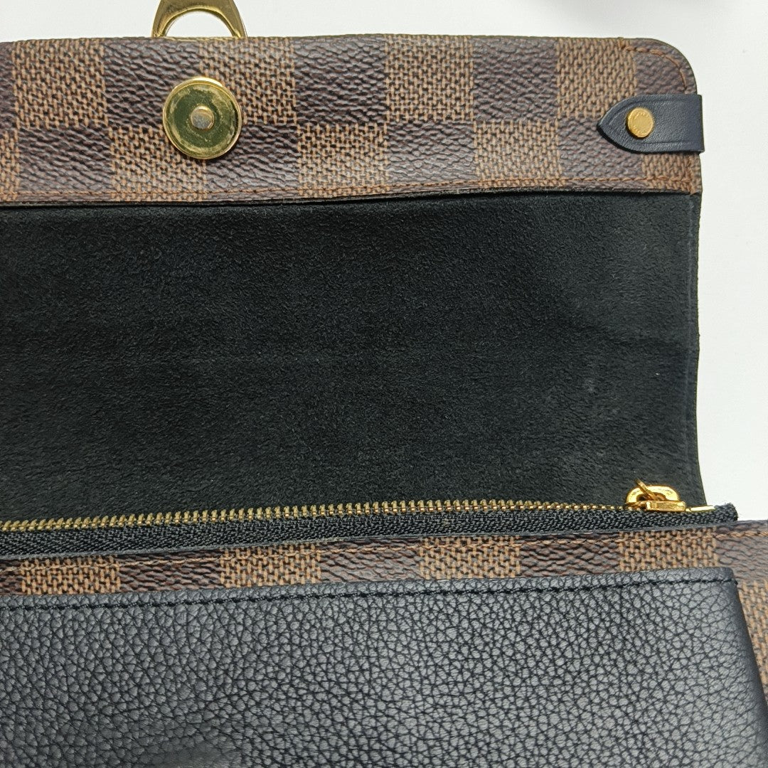 VAVIN Damier Ebene Coated Canvas Brown
