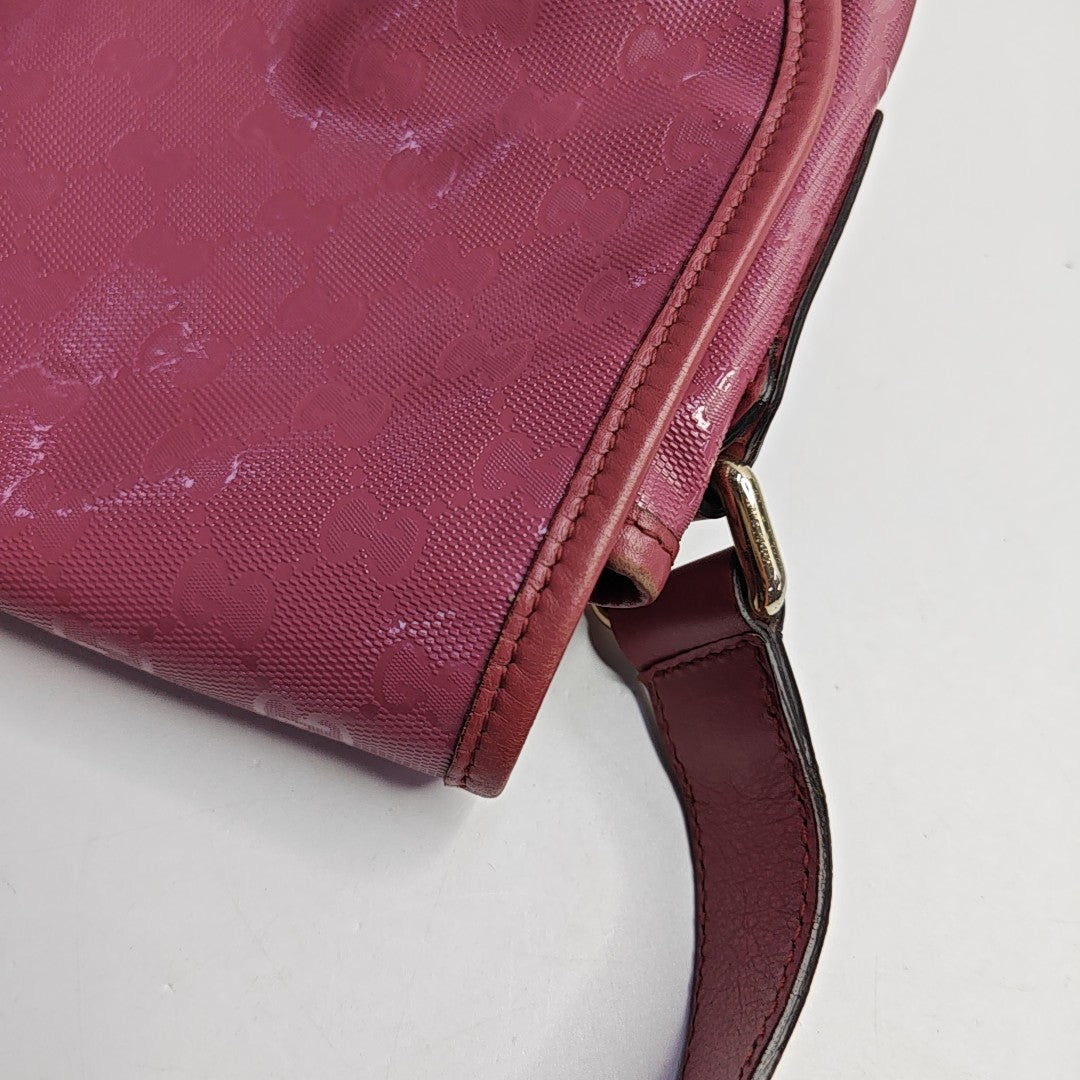 Monogram Coated Canvas Red