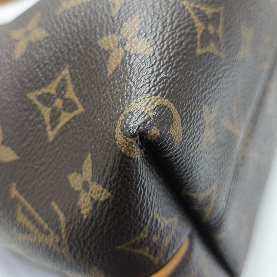 TURENNE Monogram Coated Canvas Brown