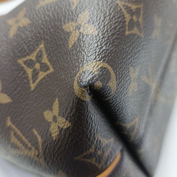 TURENNE Monogram Coated Canvas Brown
