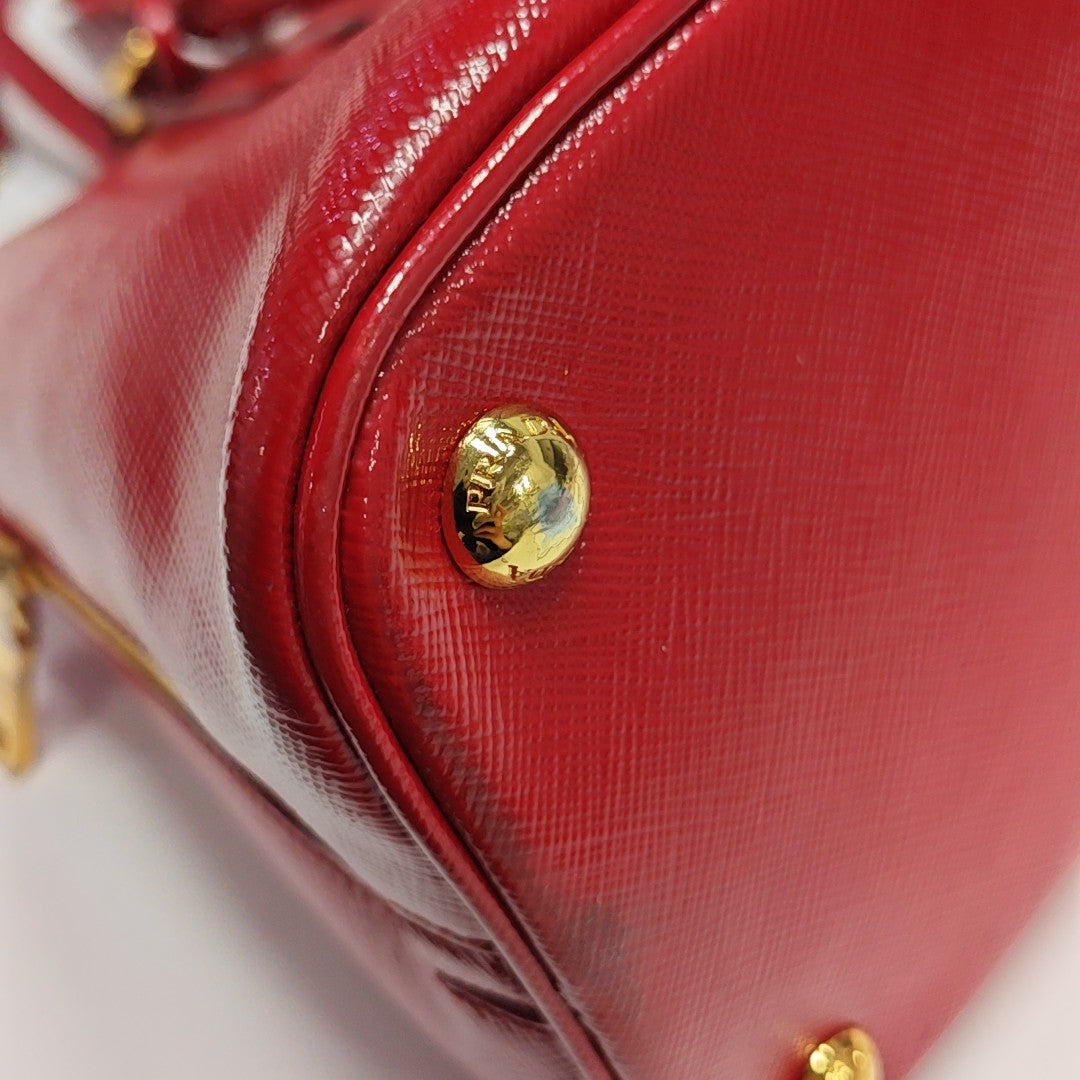 Promenade Saffiano Calfskin Red