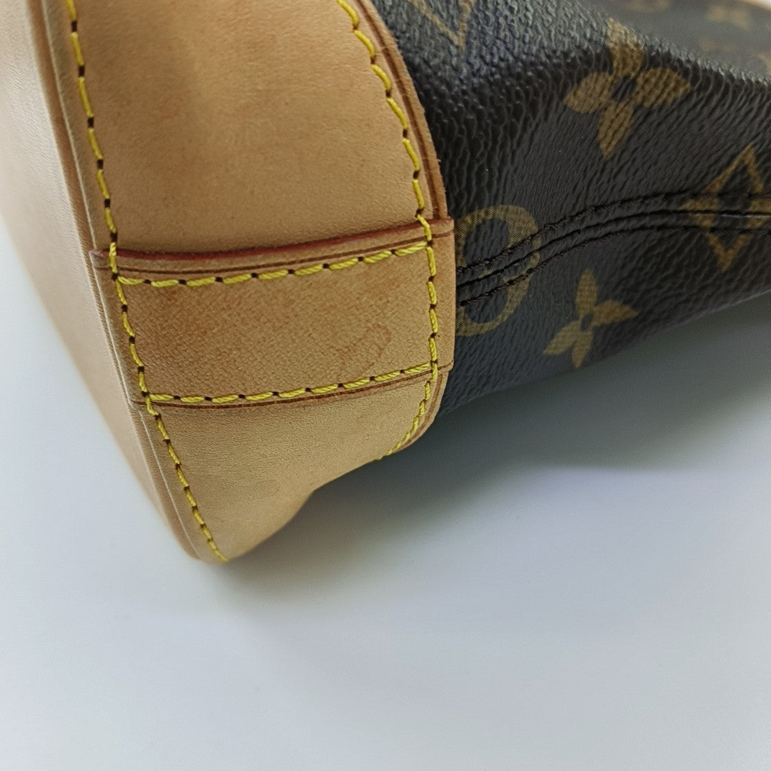 LOCKIT PM Monogram Coated Canvas Brown